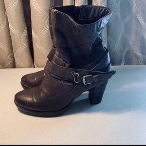 MJUS Leather Boots Size 10